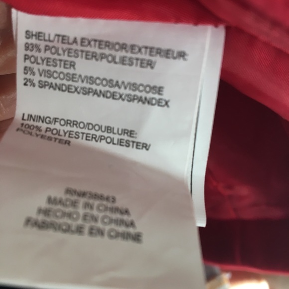 Rothschild scarlet red coat SIZE 4 (GIRL)